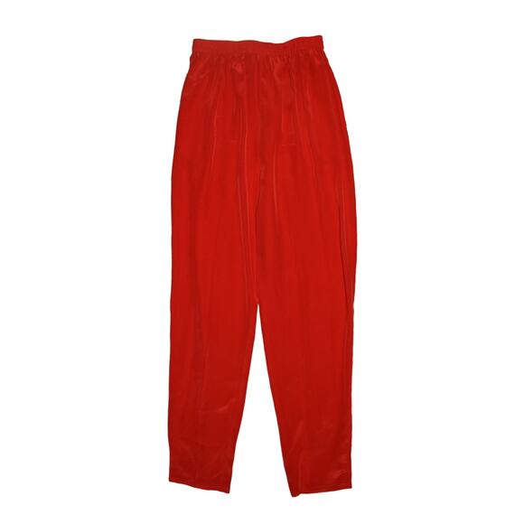 Diane Von Furstenberg Red Ankle Pants - Picture 1 of 3